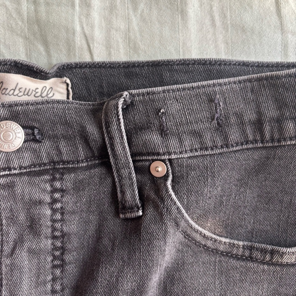 Madewell Black Denim Shorts - Picture 4 of 5